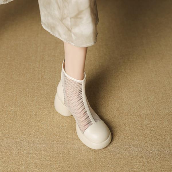 Handcrafted Leather Women's Shoes: Luxury, Elegance, Quality Craftsmanship(EcqiH-7305)