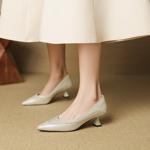 Handcrafted Genuine Leather Women’s Shoes: Luxury, Elegance, Superior Craftsmanship(EcqiH-7296)