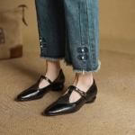 Exquisite Handcrafted Leather Women's Shoes for Elegant Luxury(EcqiHL-7310)