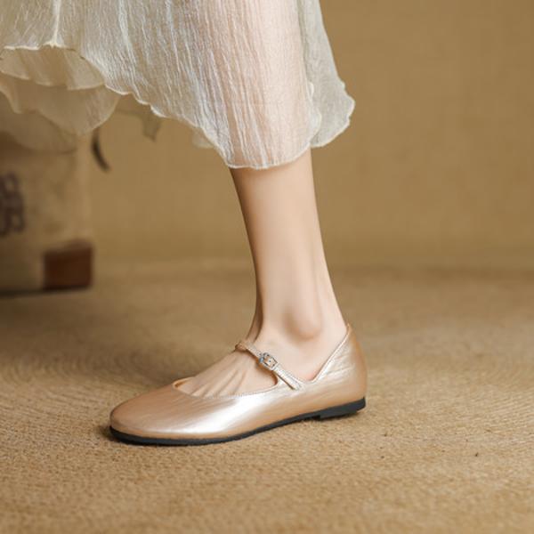 Elegant Handcrafted Leather Women’s Shoes: Luxurious Quality & Craftsmanship(EcqiH-7315)