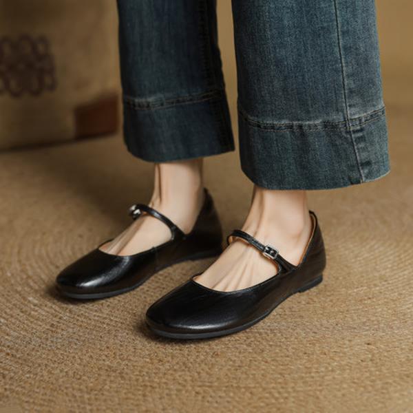 Elegant Handcrafted Leather Women’s Shoes: Luxurious Quality & Craftsmanship(EcqiH-7315)