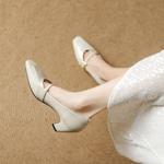 Exquisite Handcrafted Leather Shoes for Elegant Women(EcqiH-7328)