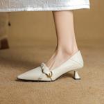 Handcrafted Genuine Leather Women's Shoes - Elegant Luxury Quality(EcqiH-7339)