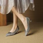 Exquisite Handcrafted Genuine Leather Women's Shoes for Luxurious Elegance(EcqiH-7338)