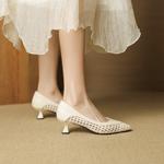 Exquisite Handcrafted Genuine Leather Women's Shoes for Luxurious Elegance(EcqiH-7338)