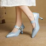 Handcrafted Leather Women’s Shoes: Timeless Elegance & Luxury(EcqiHL-7325)