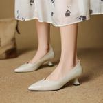 Handcrafted Genuine Leather Women's Shoes: Exquisite Elegance & Quality(EcqiH-7355)