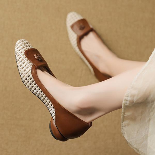 Handcrafted Leather Women's Shoes: Luxury & Elegance Redefined(EcqiHL-7365)