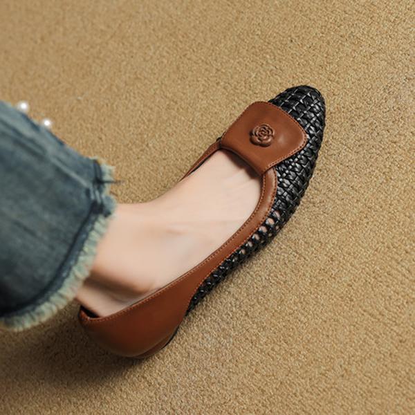 Handcrafted Leather Women's Shoes: Luxury & Elegance Redefined(EcqiHL-7365)