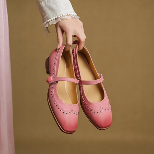 Handcrafted Genuine Leather Women’s Shoes - Elegance Redefined(EcqiH-7360)