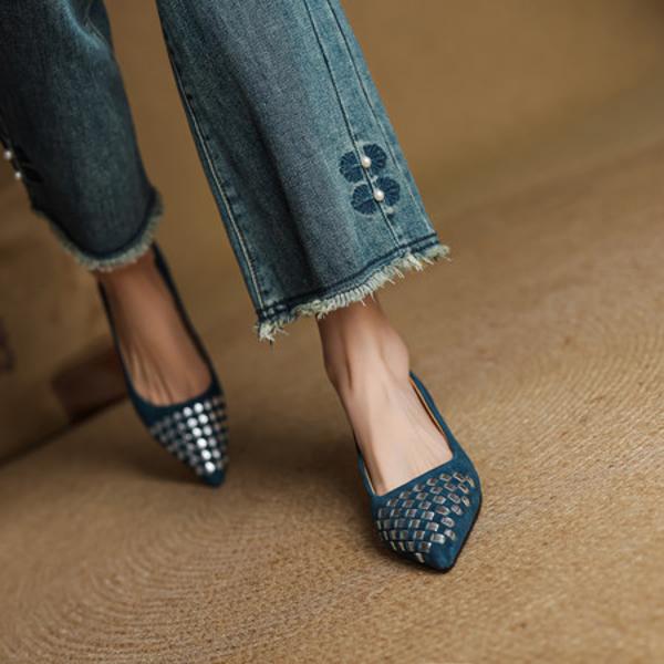 Exquisite Handmade Leather Women's Shoes for Ultimate Elegance(EcqiH-7362)