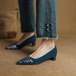 Exquisite Handmade Leather Women's Shoes for Ultimate Elegance(EcqiH-7362)