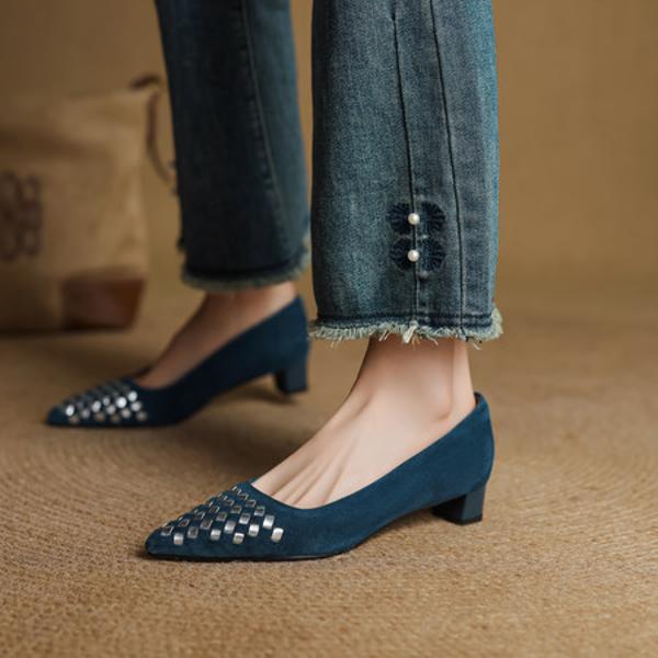 Exquisite Handmade Leather Women's Shoes for Ultimate Elegance(EcqiH-7362)