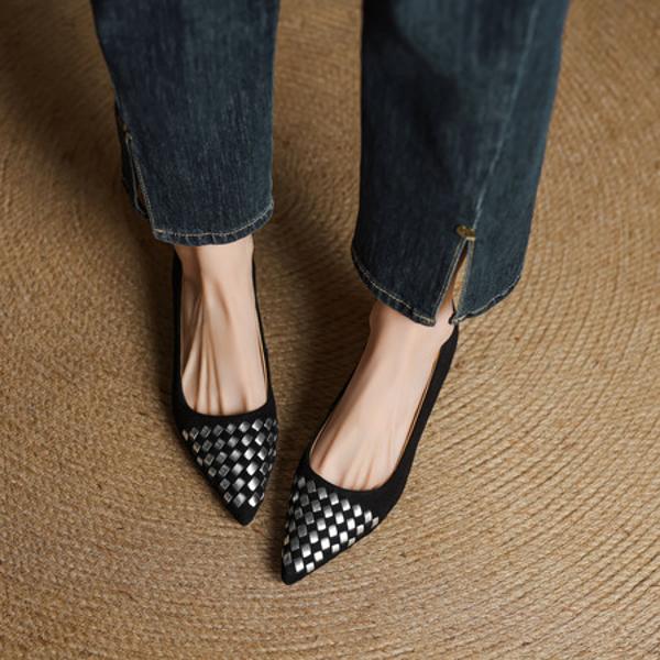 Exquisite Handmade Leather Women's Shoes for Ultimate Elegance(EcqiH-7362)