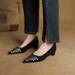 Exquisite Handmade Leather Women's Shoes for Ultimate Elegance(EcqiH-7362)