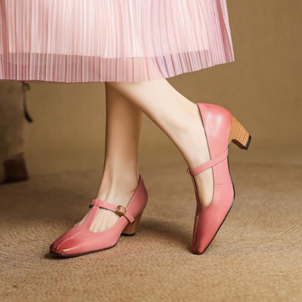 Handcrafted Luxury Leather Women's Shoes for Timeless Elegance(EcqiH-7370)