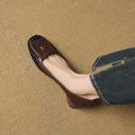 Elegant Handcrafted Genuine Leather Women’s Shoes(EcqiH-7382)