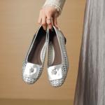 Elegant Handcrafted Genuine Leather Women’s Shoes(EcqiH-7382)