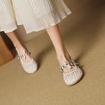 Handcrafted Leather Women's Shoes: Elegance Redefined(EcqiH-7375)