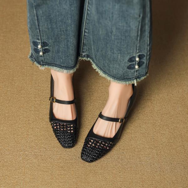 Handcrafted Leather Women's Shoes: Elegance Redefined(EcqiH-7500)