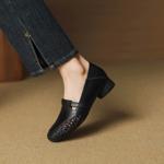 Handcrafted Luxury Leather Women's Shoes: Elegance Redefined(EcqiH-7392)