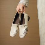 Handcrafted Luxury Leather Women's Shoes: Elegance Redefined(EcqiH-7392)