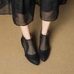 Elegant Handcrafted Leather Women's Shoes with Luxurious Quality and Artistry(EcqiH-7390)