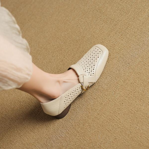 Handcrafted Leather Women’s Shoes: Luxurious Elegance Redefined(EcqiH-7503)