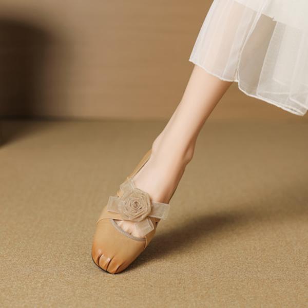 Elevate Your Style with Luxurious Handcrafted Real Leather Women's Shoes(EcqiHY-7511)