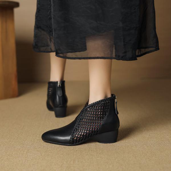 Handcrafted Genuine Leather Women's Shoes: Timeless Elegance & Luxury(EcqiH-7529)