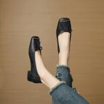 Handcrafted Luxury Leather Women’s Shoes - Elegance Redefined(EcqiH-7535)