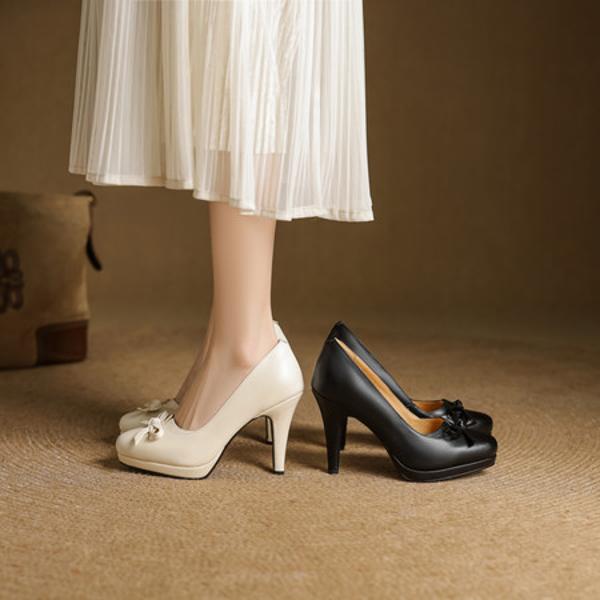 Handcrafted Genuine Leather Women's Shoes: Elegance, Quality, and Luxury Redefined(EcqiHY-7570)