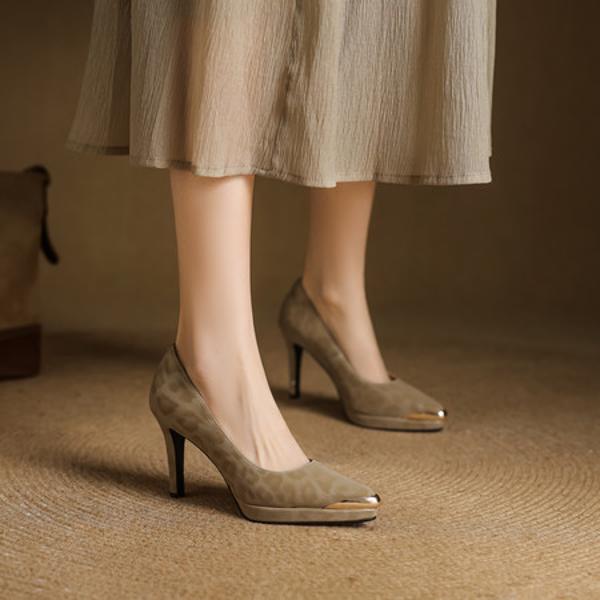 Luxurious Handcrafted Leather Women's Shoes - Timeless Elegance(EcqiHY-7579)