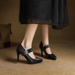 Handcrafted Genuine Leather Women's Shoes – Elegance Meets Luxury Quality(EcqiHY-7566)