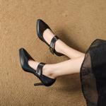 Handcrafted Genuine Leather Women's Shoes – Elegance Meets Luxury Quality(EcqiHY-7566)