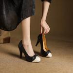 Luxurious Handcrafted Leather Women's Shoes, Elegant Quality(EcqiHY-7565)
