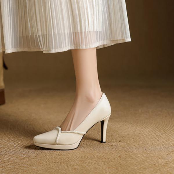 Luxurious Handcrafted Leather Women’s Shoes: Elegance in Every Detail(EcqiHY-7572)