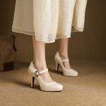 Handcrafted Leather Women's Shoes: Luxury, Elegance, and Artisan Craftsmanship(EcqiHY-7562)