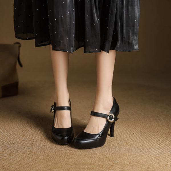 Handcrafted Leather Women's Shoes: Luxury, Elegance, and Artisan Craftsmanship(EcqiHY-7562)