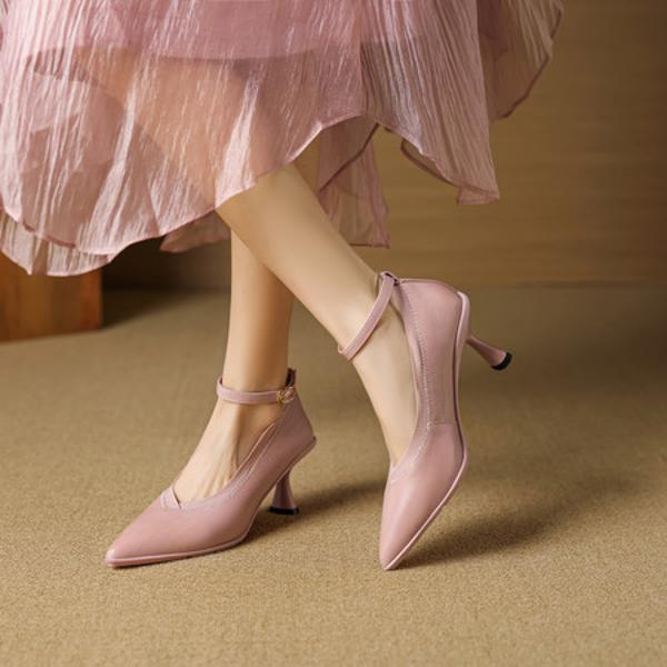 Handcrafted Luxury Leather Women’s Shoes: Elegance in Every Stitch(EcqiHL-7550)