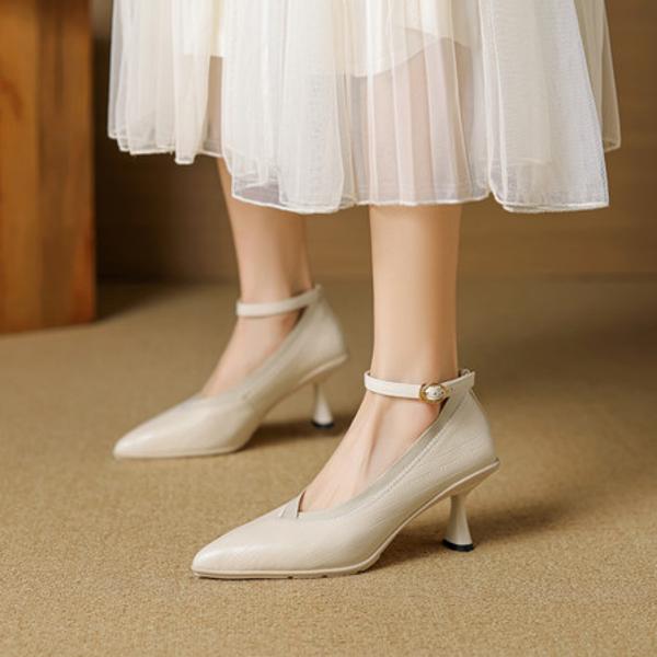 Handcrafted Luxury Leather Women’s Shoes: Elegance in Every Stitch(EcqiHL-7550)