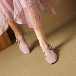 Elegant Handcrafted Leather Women's Shoes, Luxe Quality(EcqiHL-7593)