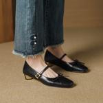 Handcrafted Luxury Leather Women's Shoes: Elegance Redefined(EcqiHL-7605)