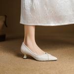 Handcrafted Luxury Leather Women’s Shoes: Elegant Artistry Unveiled(EcqiH-7585)