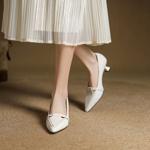 Handcrafted Luxury Leather Shoes for Elegant Women(EcqiH-7599)