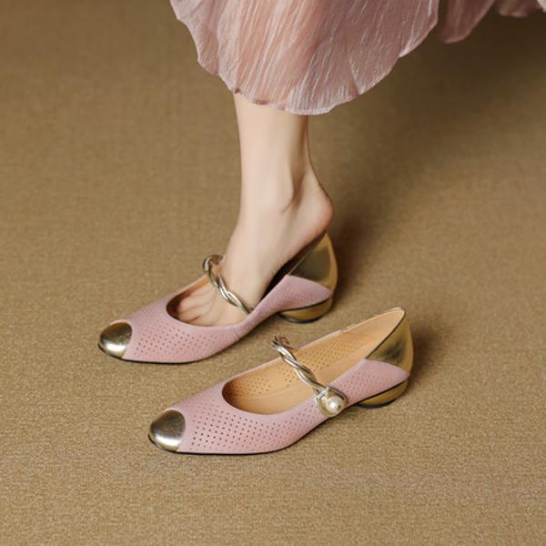 Exquisite Handcrafted Leather Women's Shoes: Luxury Redefined(EcqiHL-7615)