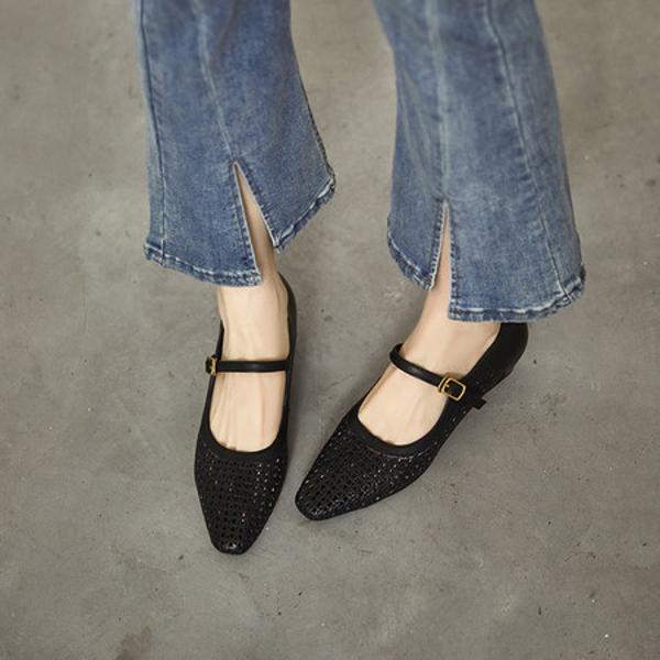 Handcrafted Leather Women’s Shoes: Exquisite Quality and Elegant Design(EcqiHJ-7625)