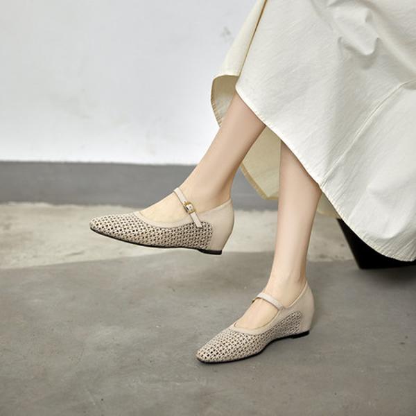Handcrafted Leather Women’s Shoes: Exquisite Quality and Elegant Design(EcqiHJ-7625)