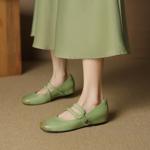 Elegant Handmade Leather Women's Shoes: Luxury Craftsmanship(EcqiHY-7639)