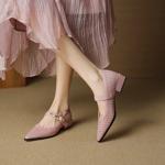 Luxurious Handmade Leather Women's Shoes(EcqiHL-7612)